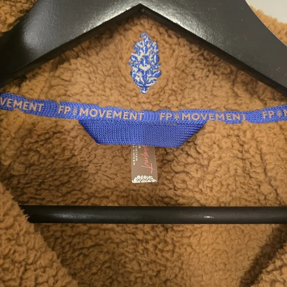 FP Movement by Free People Mountain High half zip pull over in Brown and Purple - Picture 4 of 5